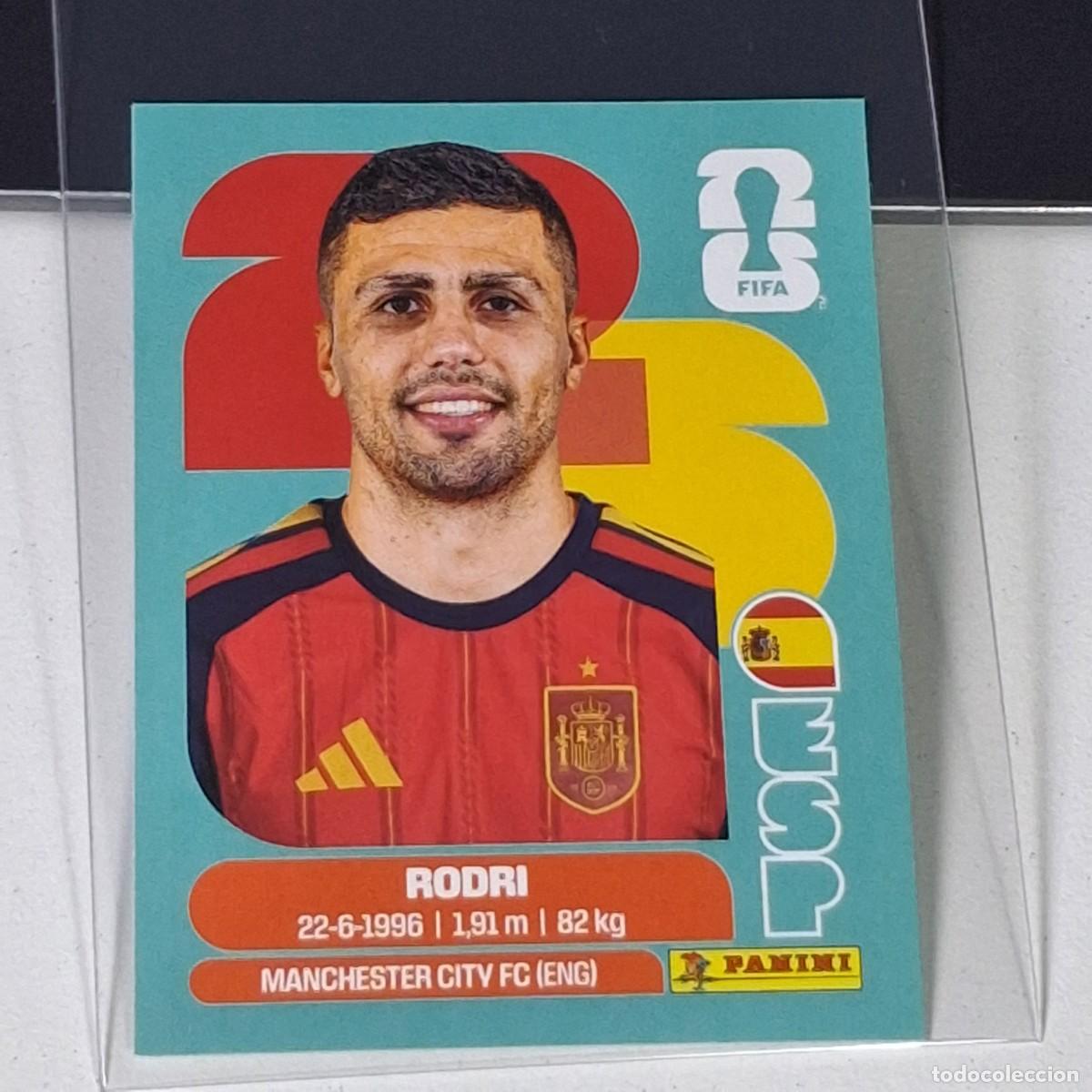 Cromos de Futebol: B18 ESP 10 ESP10 RODRI ESPA&Ntilde;A SPAIN ESP MUNDIAL FIFA WORLD CUP 2026 STICKER PANINI