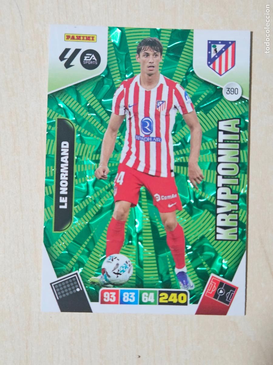 Cromos de Futebol: FICHA N&ordm; 390 LE NORMAND - ADRENALYN 25 26 - PANINI 2025 - 26 - CROMO - KRYPTONITA