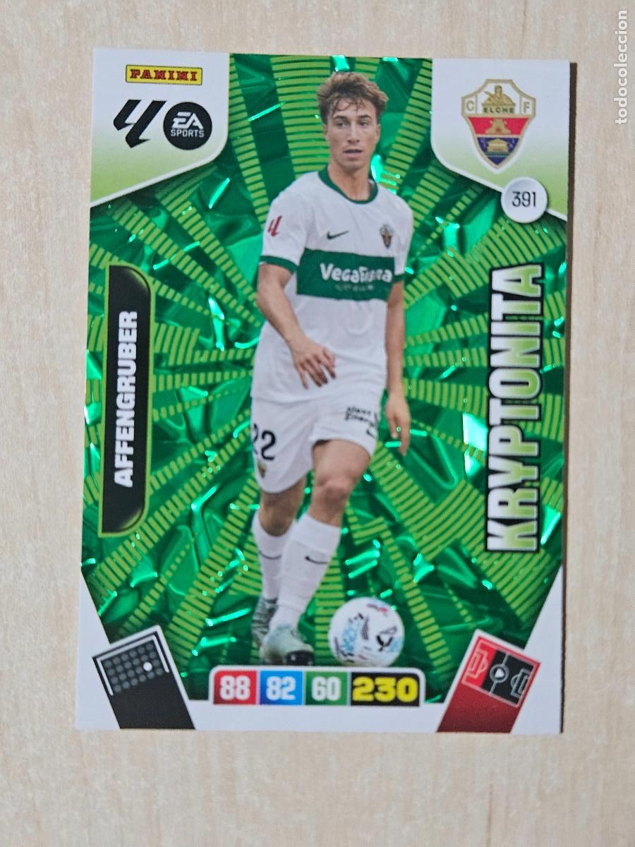 Fu&szlig;ball-Sticker: FICHA N&ordm; 391 AFFENGRUBER - ADRENALYN 25 26 - PANINI 2025 - 26 - CROMO - KRYPTONITA