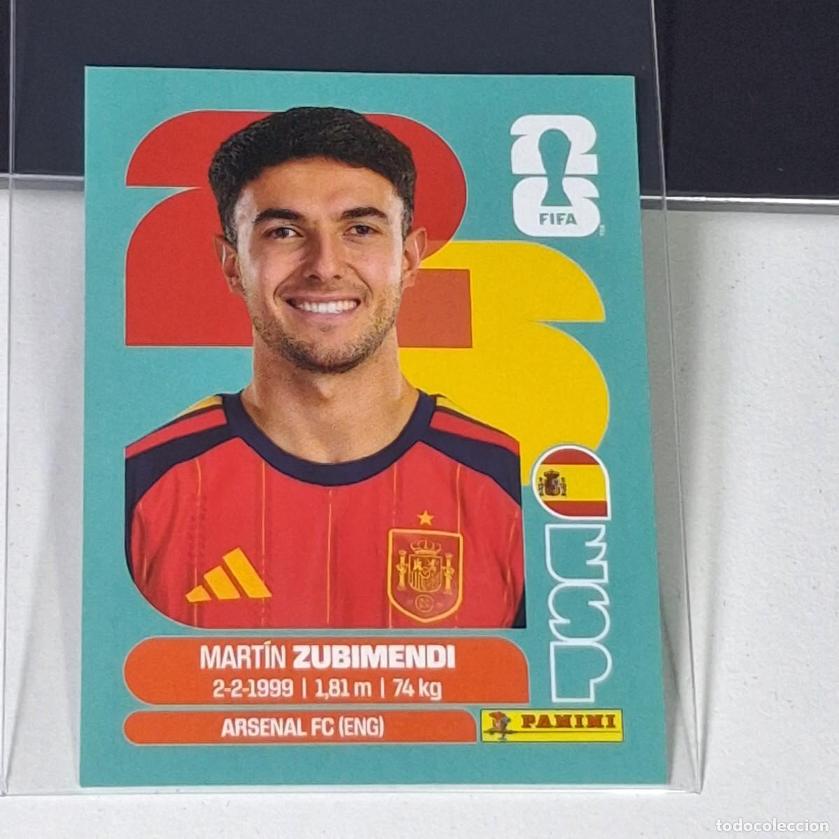 Fu&szlig;ball-Sticker: B18 ESP 9 ESP9 MARTIN ZUBIMENDI ESPA&Ntilde;A ESPA&Ntilde;A SPAIN ESP MUNDIAL FIFA WORLD CUP 2026 STICKER PANINI