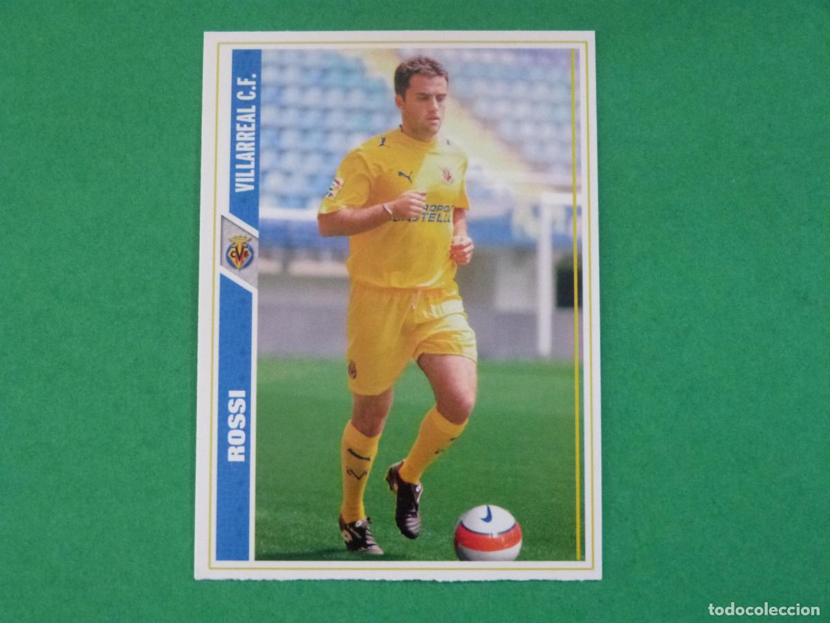 Fu&szlig;ball-Sticker: TRADING CARD FUTBOL ROSSI VILLARREAL C.F. N&ordm; 131 FICHAS LIGA MUNDICROMO 2008-2009/08-09