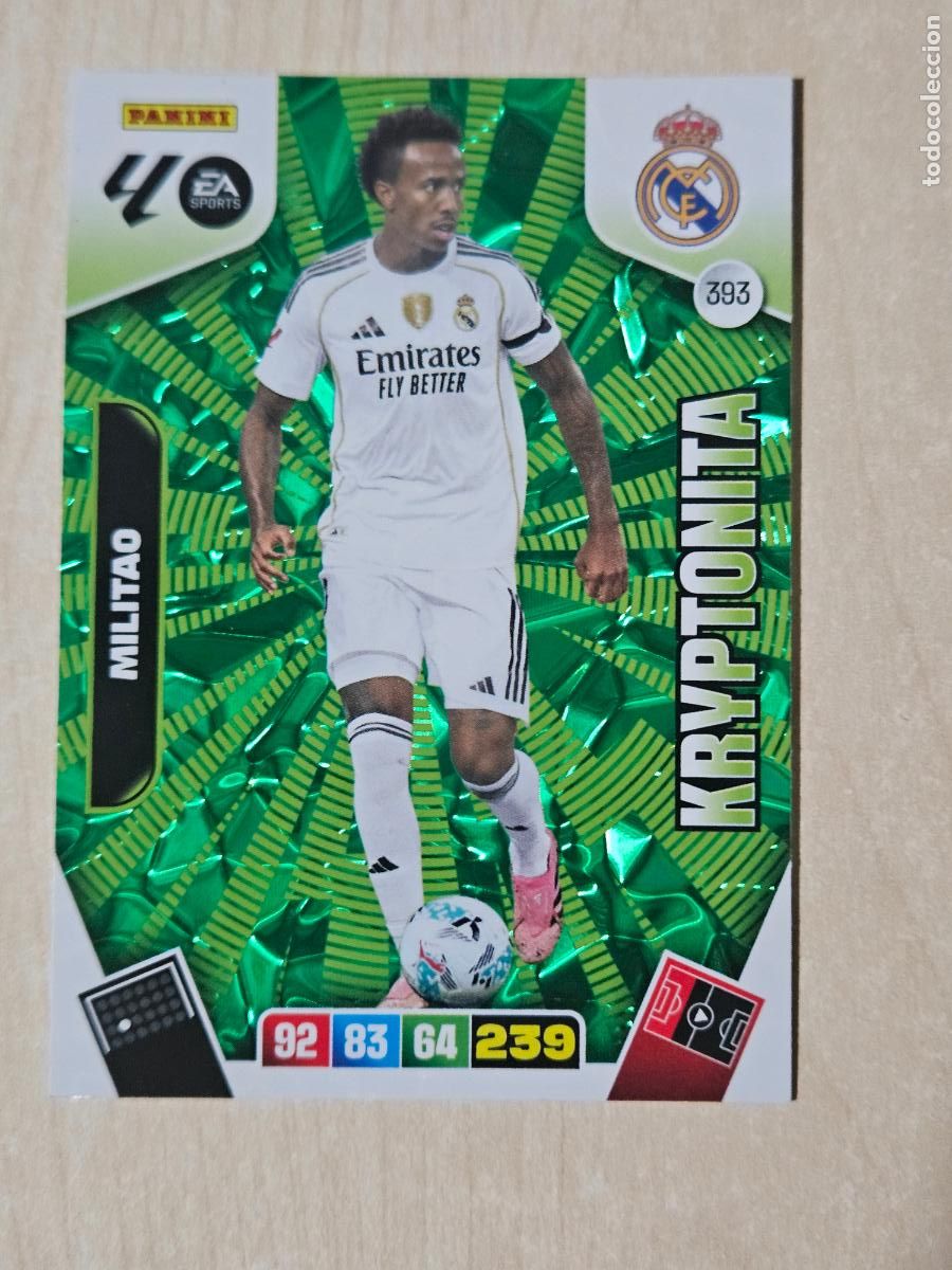 Cartes &agrave; collectionner de Football: FICHA N&ordm; 393 MILITAO - ADRENALYN 25 26 - PANINI 2025 - 26 - CROMO - KRYPTONITA