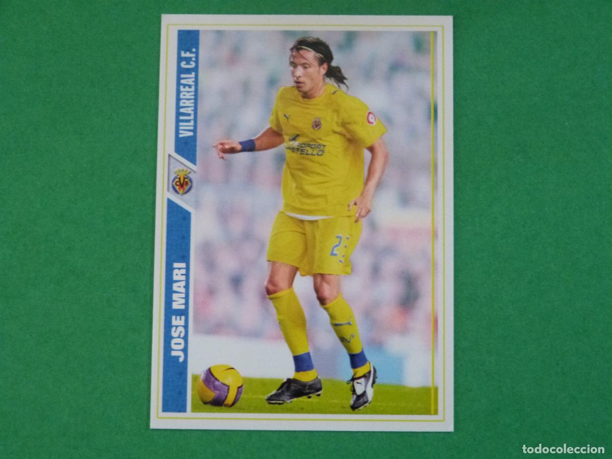 Cartes &agrave; collectionner de Football: TRADING CARD FUTBOL JOSE MARI VILLARREAL C.F. BAJA N&ordm; 131 FICHAS LIGA MUNDICROMO 2008-2009/08-09