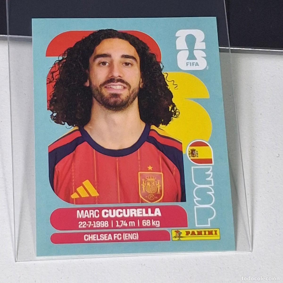 Cartes &agrave; collectionner de Football: B18 ESP8 MARC CUCURELLA 8 ESPA&Ntilde;A SPAIN ESP MUNDIAL FIFA WORLD CUP 2026 STICKER PANINII