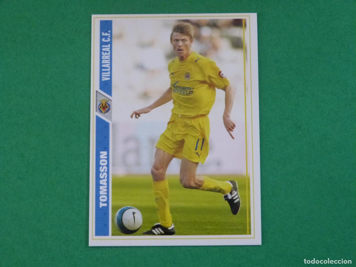 Cartes &agrave; collectionner de Football: TRADING CARD FUTBOL TOMASSON VILLARREAL C.F. N&ordm; 129 FICHAS LIGA MUNDICROMO 2008-2009/08-09