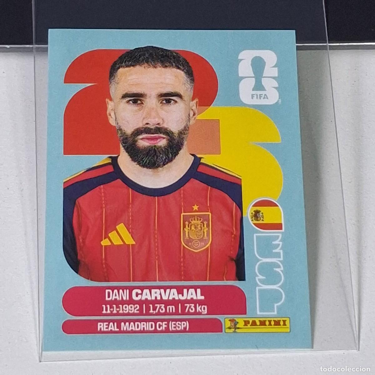 Cartes &agrave; collectionner de Football: B18 ESP 7 ESP7 DANI CARVAJAL ESPA&Ntilde;A SPAIN MUNDIAL FIFA WORLD CUP 2026 STICKER PANINI