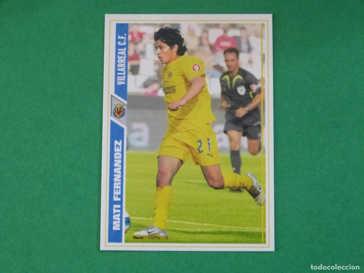 Cartes &agrave; collectionner de Football: TRADING CARD FUTBOL MATI FERNANDEZ VILLARREAL C.F. N&ordm; 127 FICHAS LIGA MUNDICROMO 2008-2009/08-09
