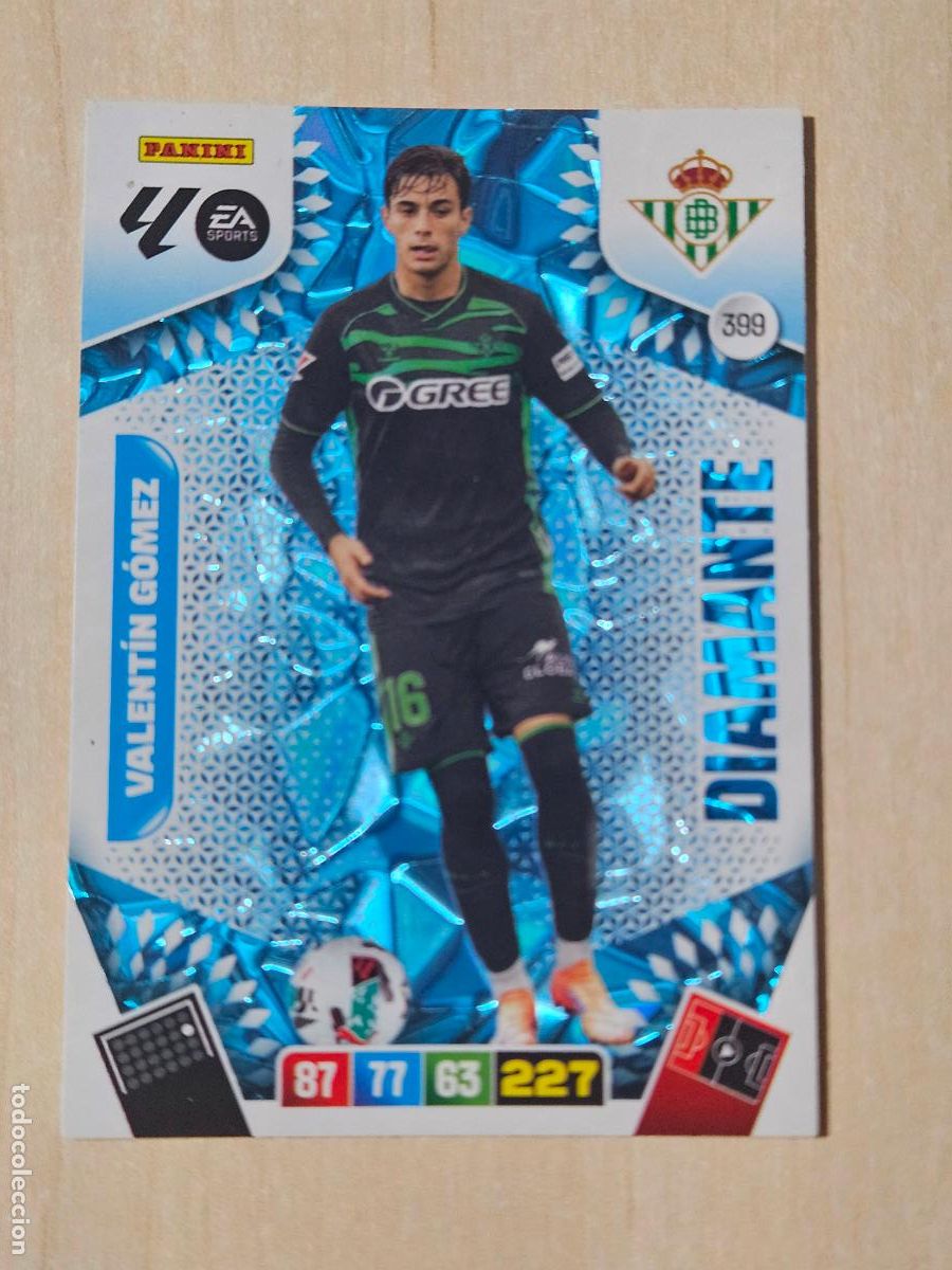 Cartes &agrave; collectionner de Football: FICHA N&ordm; 399 VALENTIN GOMEZ - ADRENALYN 25 26 - PANINI 2025 - 26 - CROMO - DIAMANTE