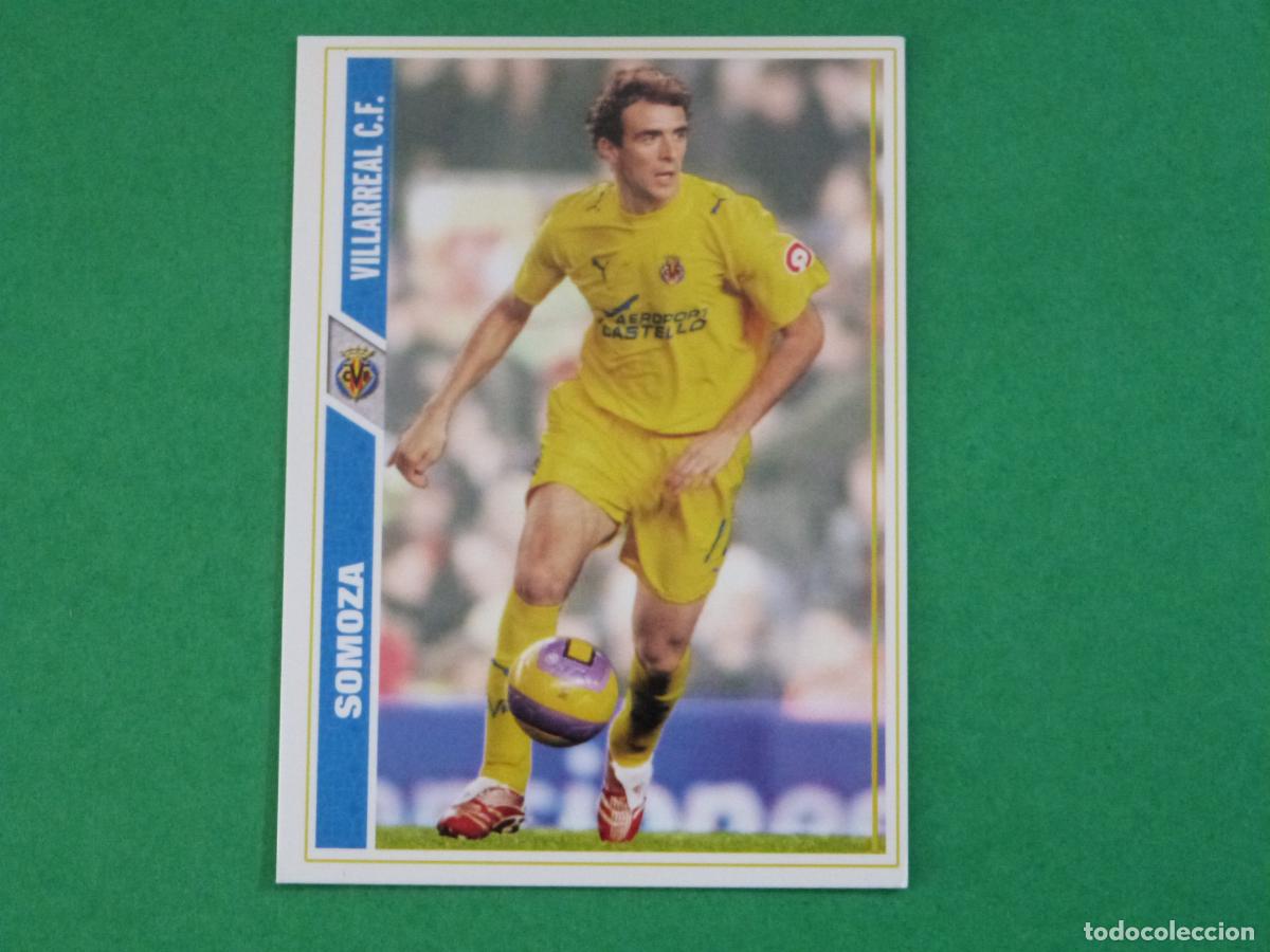 Fu&szlig;ball-Sticker: TRADING CARD FUTBOL SOMOZA VILLARREAL C.F. BAJA N&ordm; 123 FICHAS LIGA MUNDICROMO 2008-2009/08-09