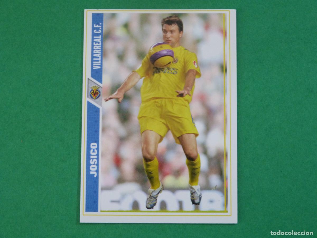 Fu&szlig;ball-Sticker: TRADING CARD FUTBOL JOSICO VILLARREAL C.F. N&ordm; 121 FICHAS LIGA MUNDICROMO 2008-2009/08-09