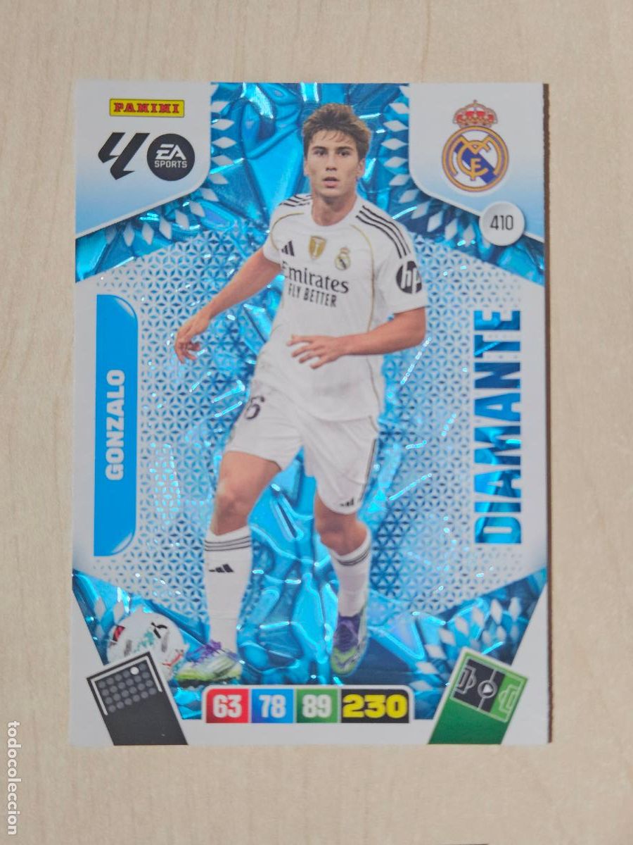 Fu&szlig;ball-Sticker: FICHA N&ordm; 410 GONZALO - ADRENALYN 25 26 - PANINI 2025 - 26 - CROMO - DIAMANTE