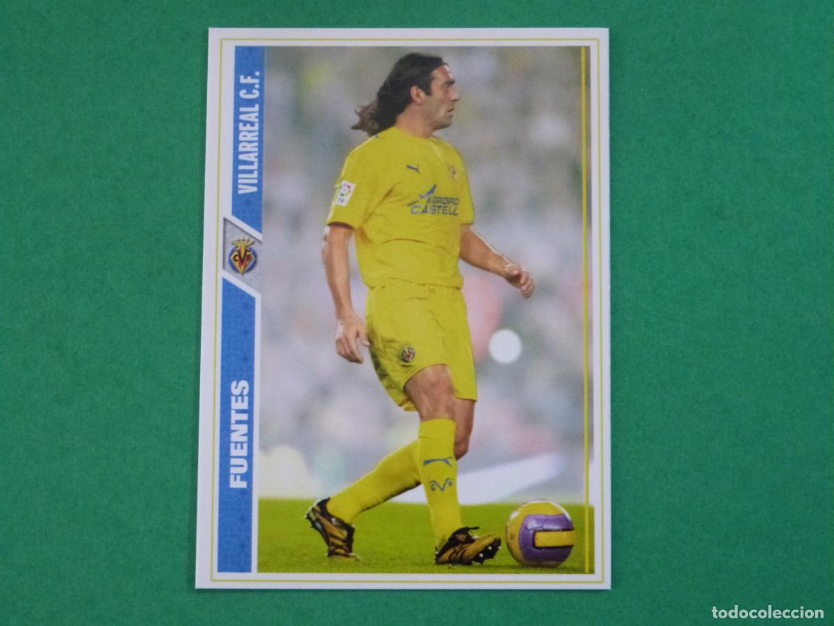 Cromos de F&uacute;tbol: TRADING CARD FUTBOL FUENTES VILLARREAL C.F. N&ordm; 118 FICHAS LIGA MUNDICROMO 2008-2009/08-09