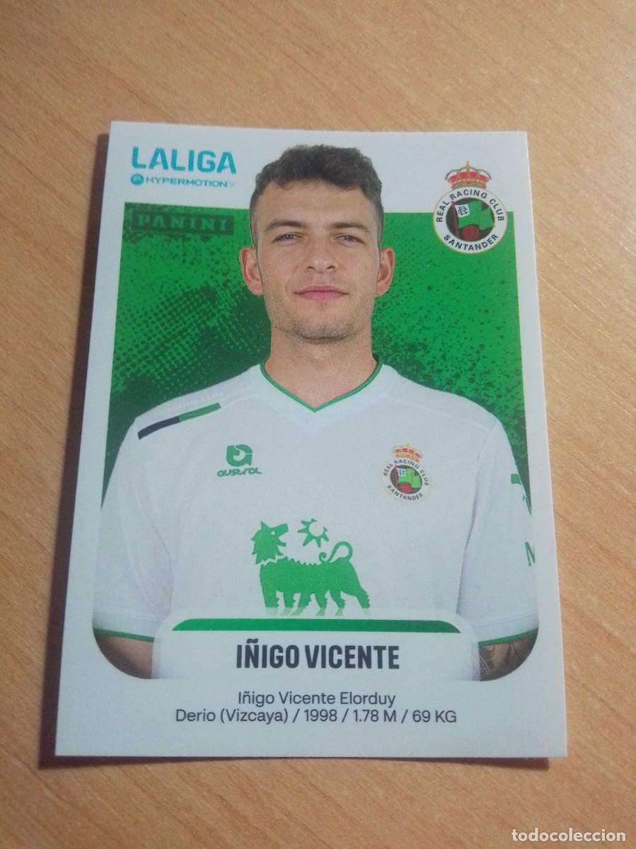 Cromos de F&uacute;tbol: 339 I&Ntilde;IGO VICENTE RACING DE SANTANDER 2&ordf; DIVISION HYPERMOTION 25 26 PANINI 2025 2026 NUEVO