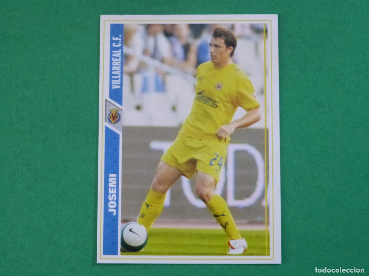 Cromos de F&uacute;tbol: TRADING CARD FUTBOL JOSEMI VILLARREAL C.F. N&ordm; 115 FICHAS LIGA MUNDICROMO 2008-2009/08-09