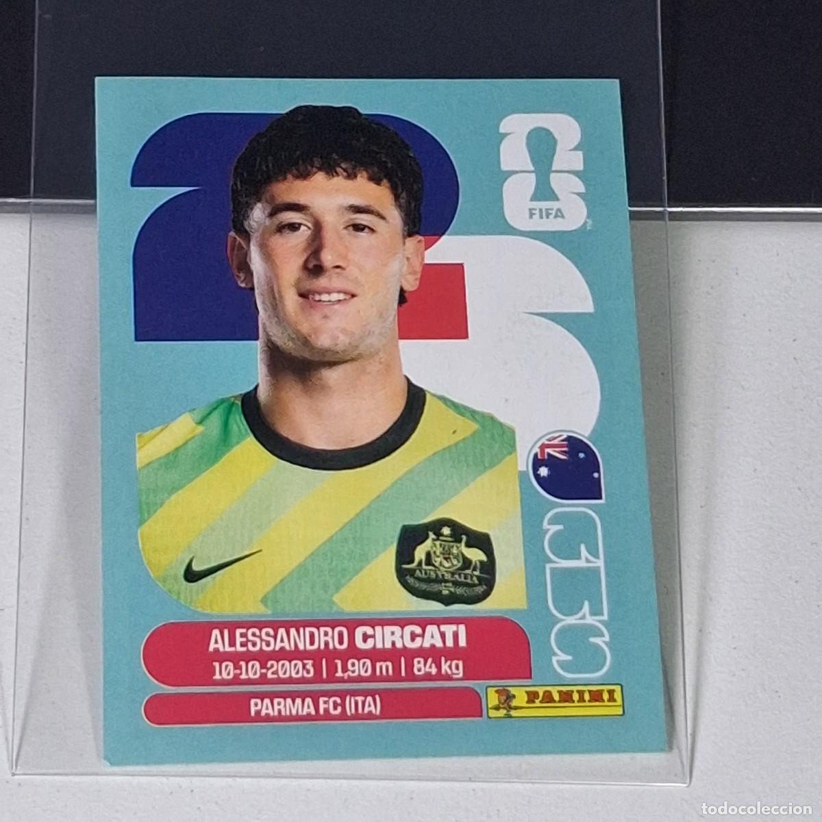 Cromos de F&uacute;tbol: B18 AUS5 ALESSANDRO CIRCATI 5 AUSTRALIA AUS MUNDIAL FIFA WORLD CUP 2026 STICKER PANINI
