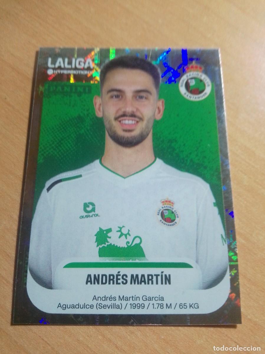 Cromos de F&uacute;tbol: 340 ANDRES MARTIN RACING DE SANTANDER 2&ordf; DIVISION HYPERMOTION 25 26 PANINI 2025 2026 NUEVO