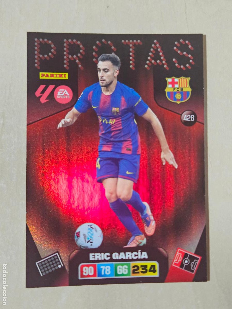 Cromos de F&uacute;tbol: FICHA N&ordm; 426 ERIC GARCIA - ADRENALYN 25 26 - PANINI 2025 - 26 - CROMO - PROTAS