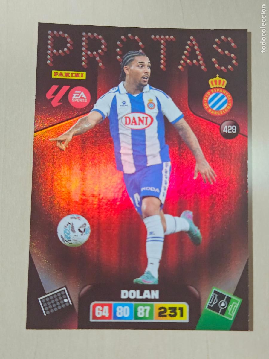 Cromos de F&uacute;tbol: FICHA N&ordm; 429 DOLAN - ADRENALYN 25 26 - PANINI 2025 - 26 - CROMO - PROTAS