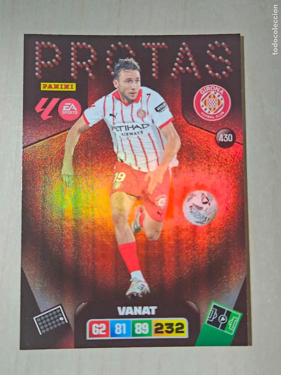 Cromos de F&uacute;tbol: FICHA N&ordm; 430 VANAT - ADRENALYN 25 26 - PANINI 2025 - 26 - CROMO - PROTAS