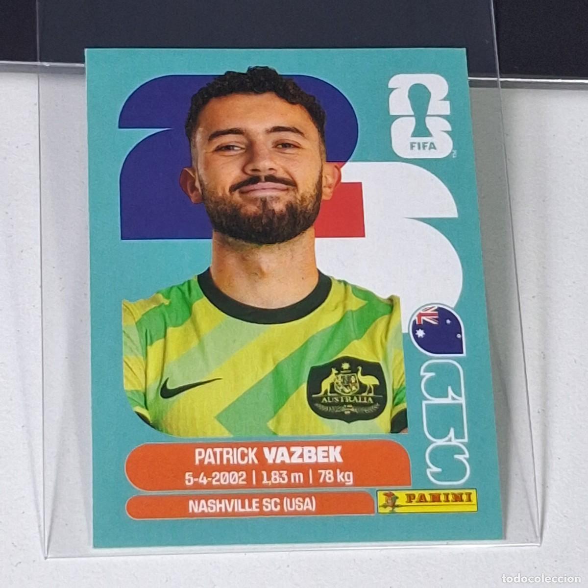 Cromos de F&uacute;tbol: B18 AUS16 PATRICK YAZBEK 16 AUSTRALIA AUS MUNDIAL FIFA WORLD CUP 2026 STICKER PANINI