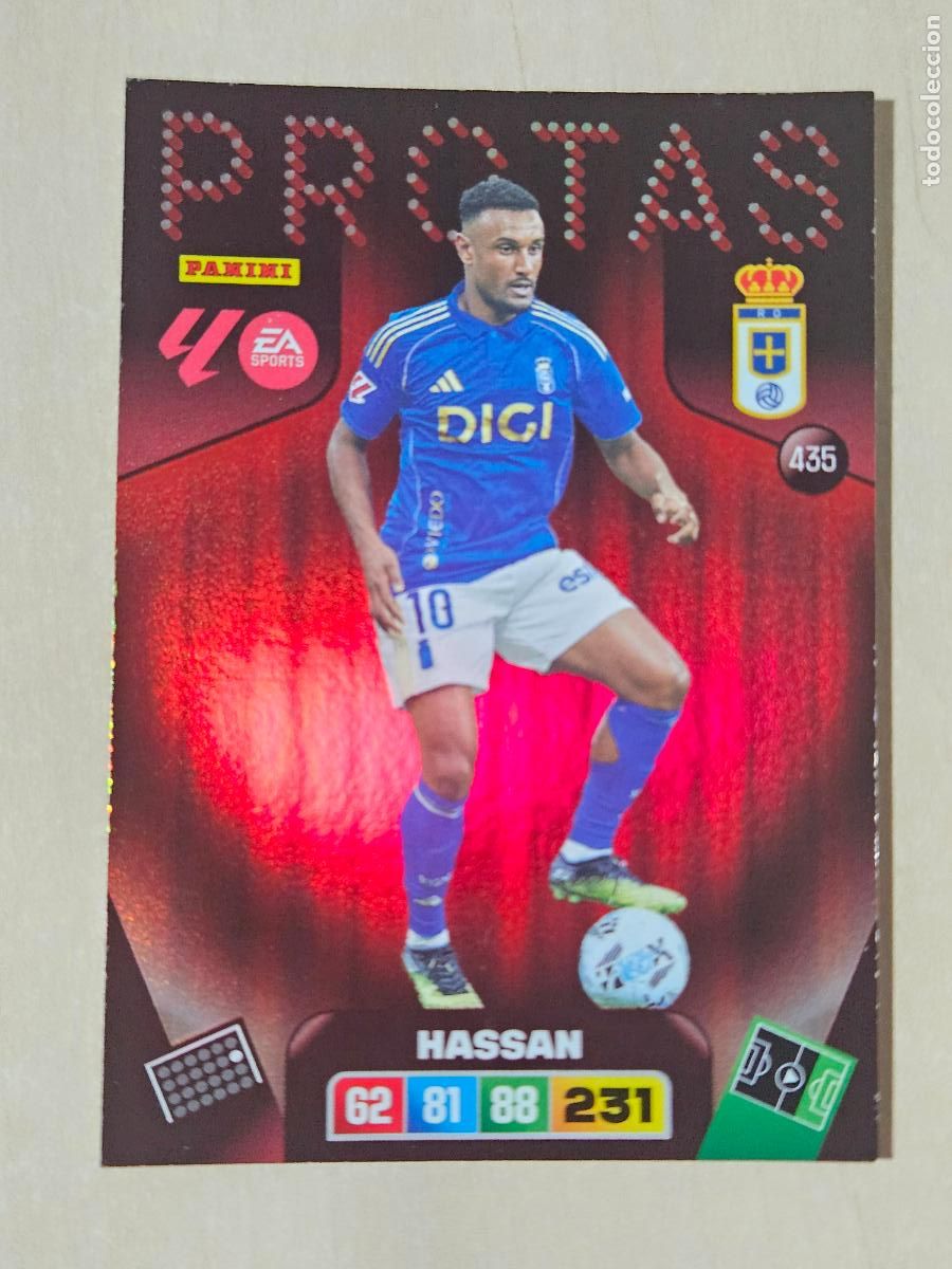 Cromos de F&uacute;tbol: FICHA N&ordm; 435 HASSAN - ADRENALYN 25 26 - PANINI 2025 - 26 - CROMO - PROTAS