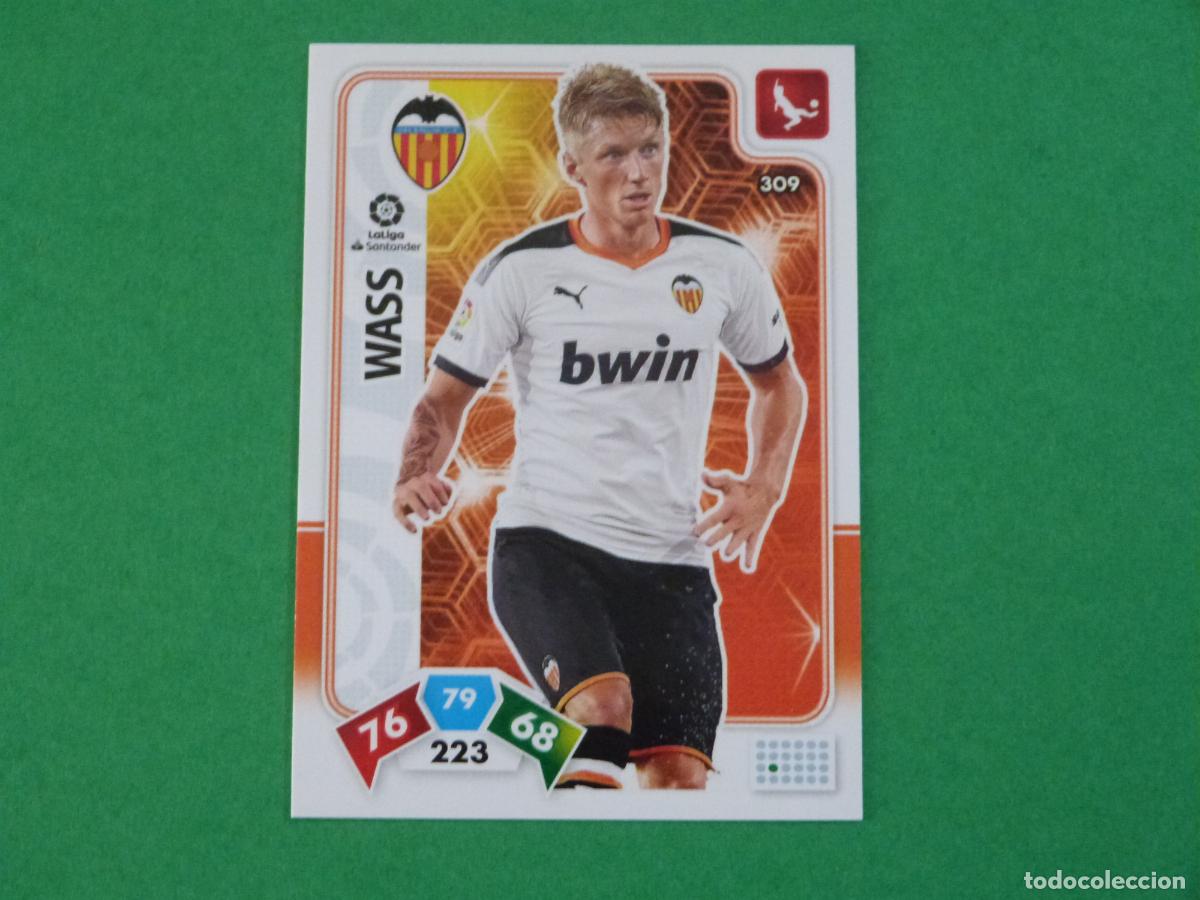 Figurine di Calcio: TRADING CARD FUTBOL WASS VALENCIA C.F. N&ordm; 309 LIGA ADRENALYN XL 2019-2020/19-20 PANINI