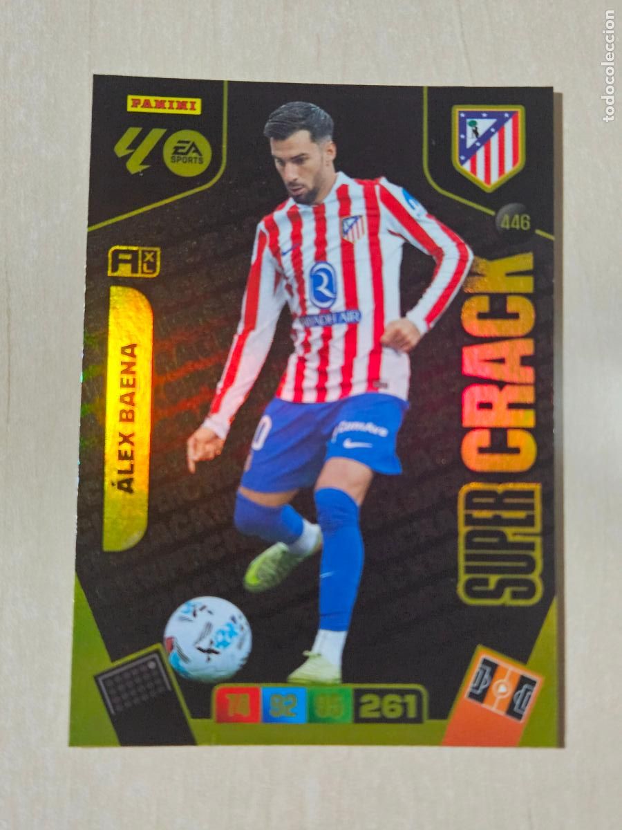Figurine di Calcio: FICHA N&ordm; 446 ALEX BAENA - ADRENALYN 25 26 - PANINI 2025 - 26 - CROMO - SUPER CRACK