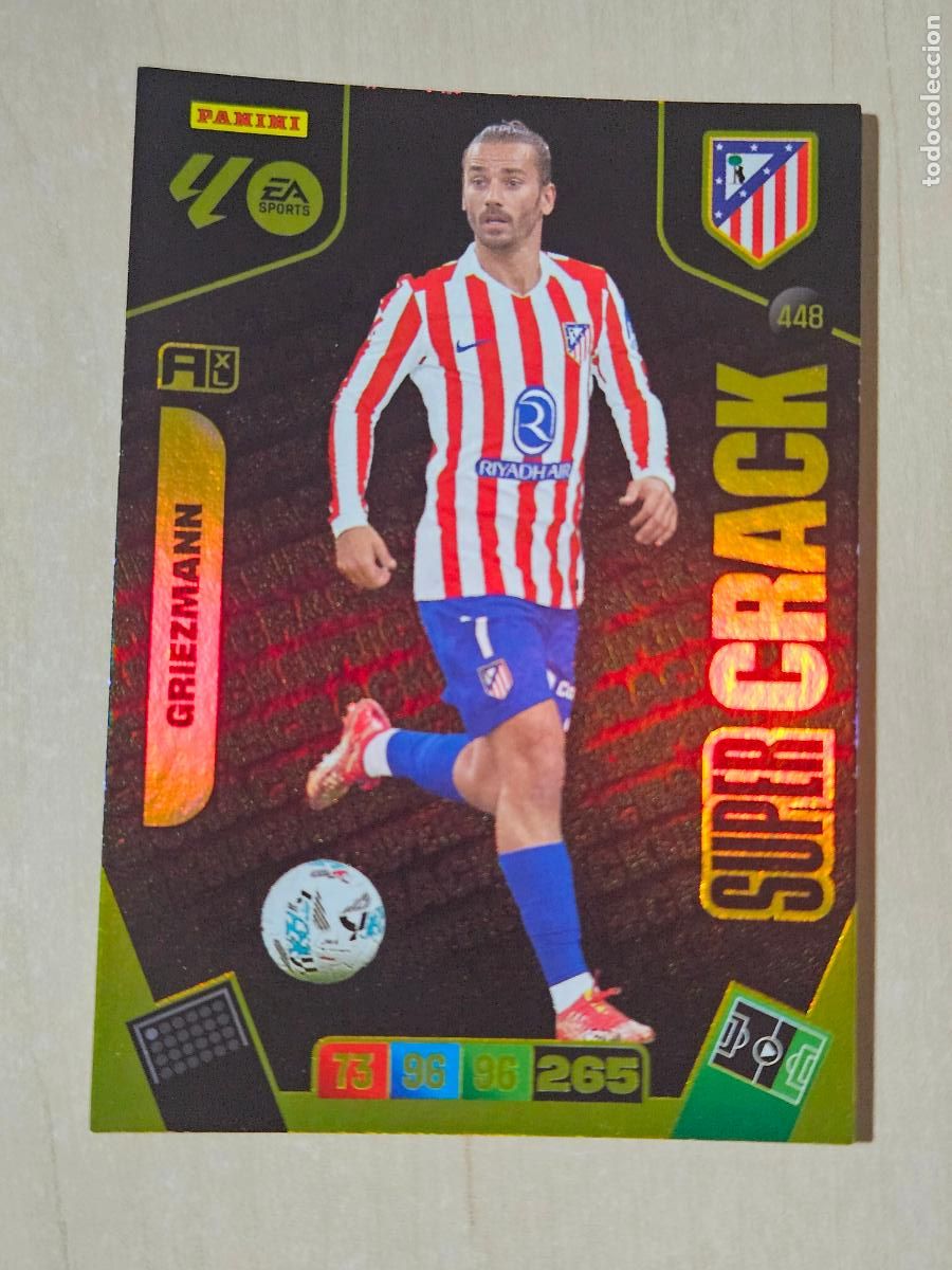 Figurine di Calcio: FICHA N&ordm; 448 GRIEZMANN - ADRENALYN 25 26 - PANINI 2025 - 26 - CROMO - SUPER CRACK