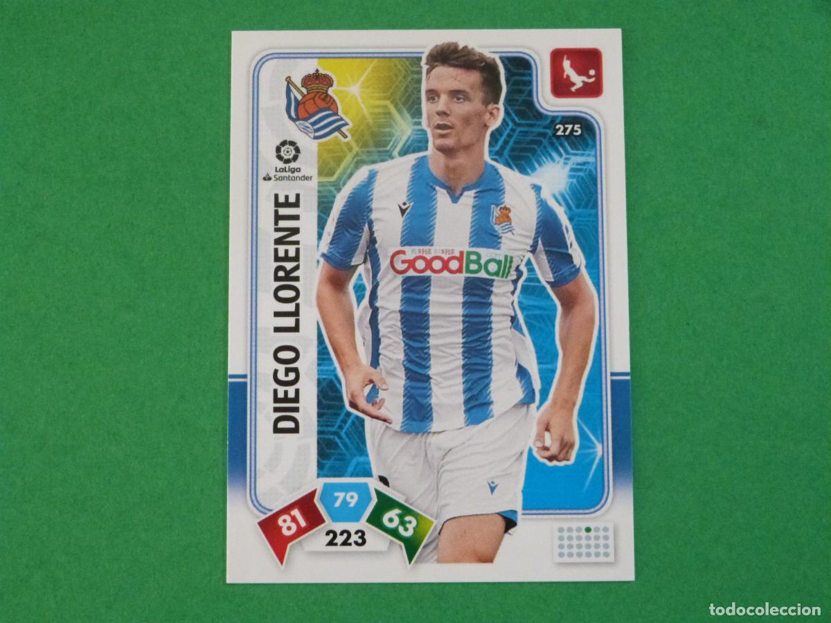 Figurine di Calcio: TRADING CARD FUTBOL DIEGO LLORENTE REAL SOCIEDAD N&ordm; 275 LIGA ADRENALYN XL 2019-2020/19-20 PANINI