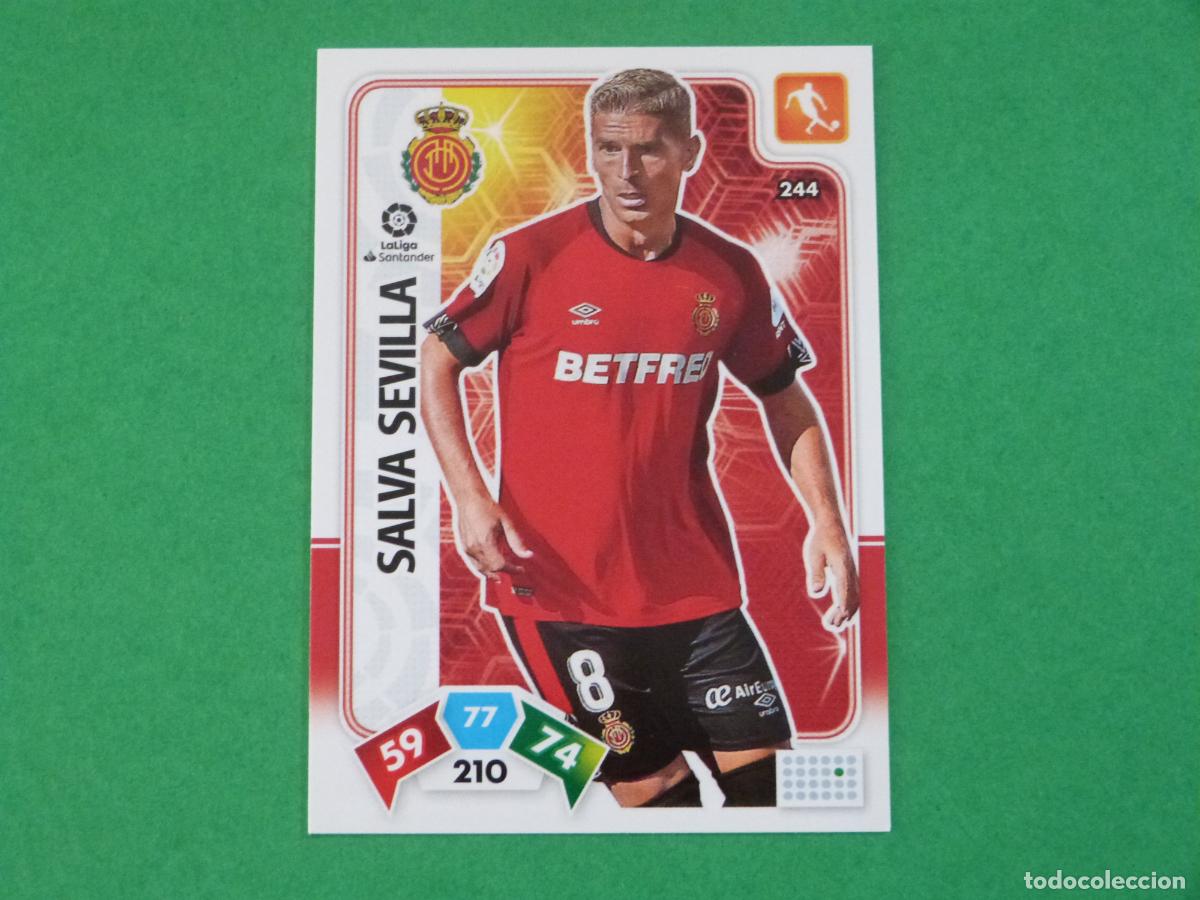 Figurine di Calcio: TRADING CARD FUTBOL SALVA SEVILLA R.C.D. MALLORCA N&ordm; 244 LIGA ADRENALYN XL 2019-2020/19-20 PANINI