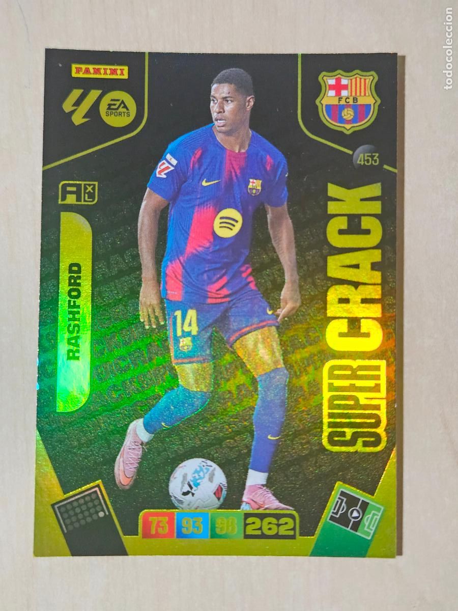 Figurine di Calcio: FICHA N&ordm; 453 RASFORD - ADRENALYN 25 26 - PANINI 2025 - 26 - CROMO - SUPER CRACK