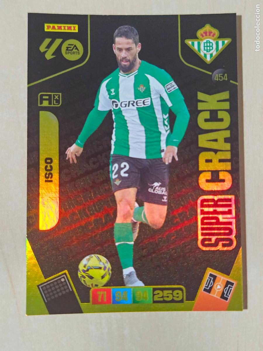 Figurine di Calcio: FICHA N&ordm; 454 ISCO - ADRENALYN 25 26 - PANINI 2025 - 26 - CROMO - SUPER CRACK