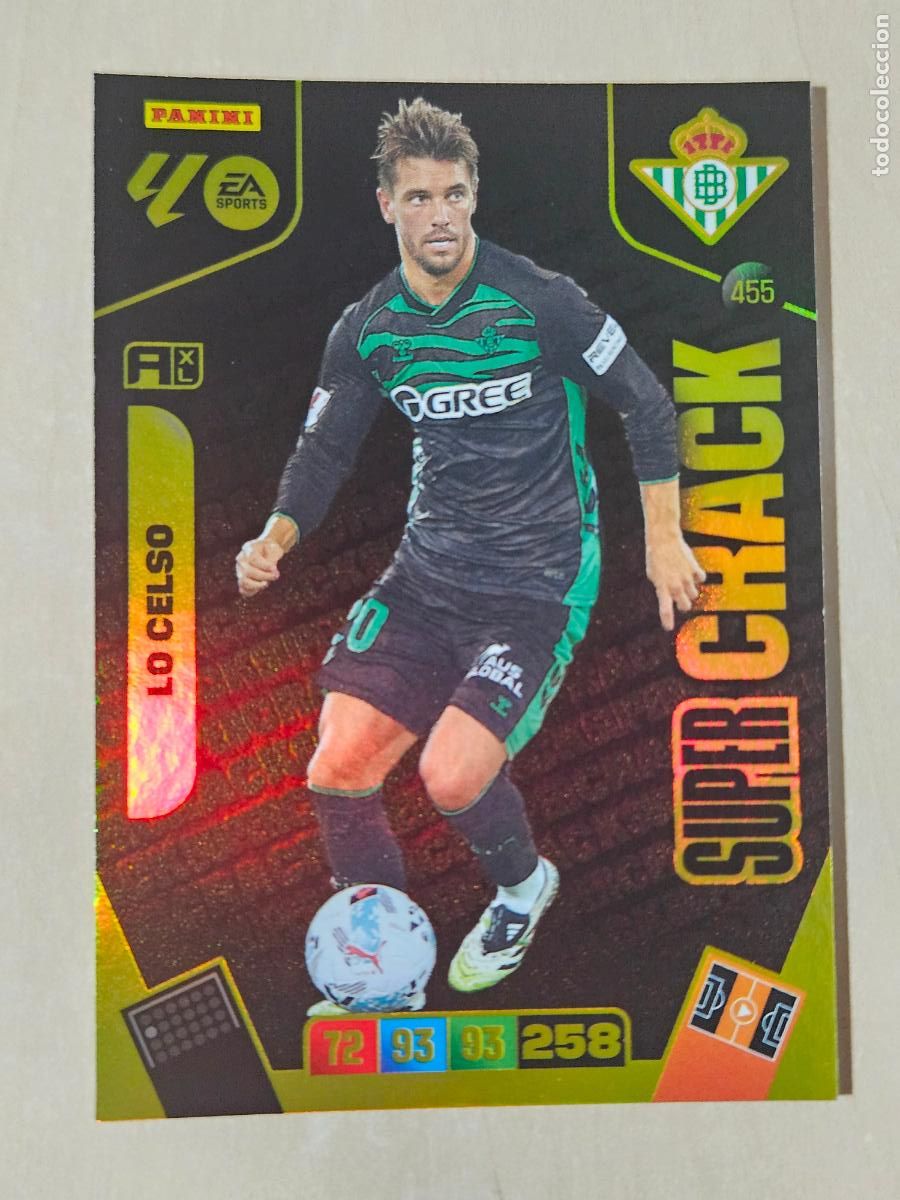 Figurine di Calcio: FICHA N&ordm; 455 LO CELSO - ADRENALYN 25 26 - PANINI 2025 - 26 - CROMO - SUPER CRACK