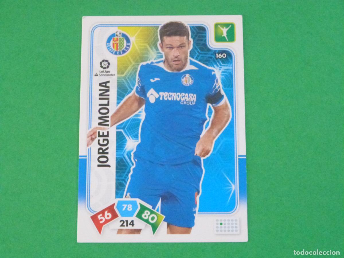 Cromos de Futebol: TRADING CARD FUTBOL JORGE MOLINA GETAFE C.F. N&ordm; 160 LIGA ADRENALYN XL 2019-2020/19-20 PANINI