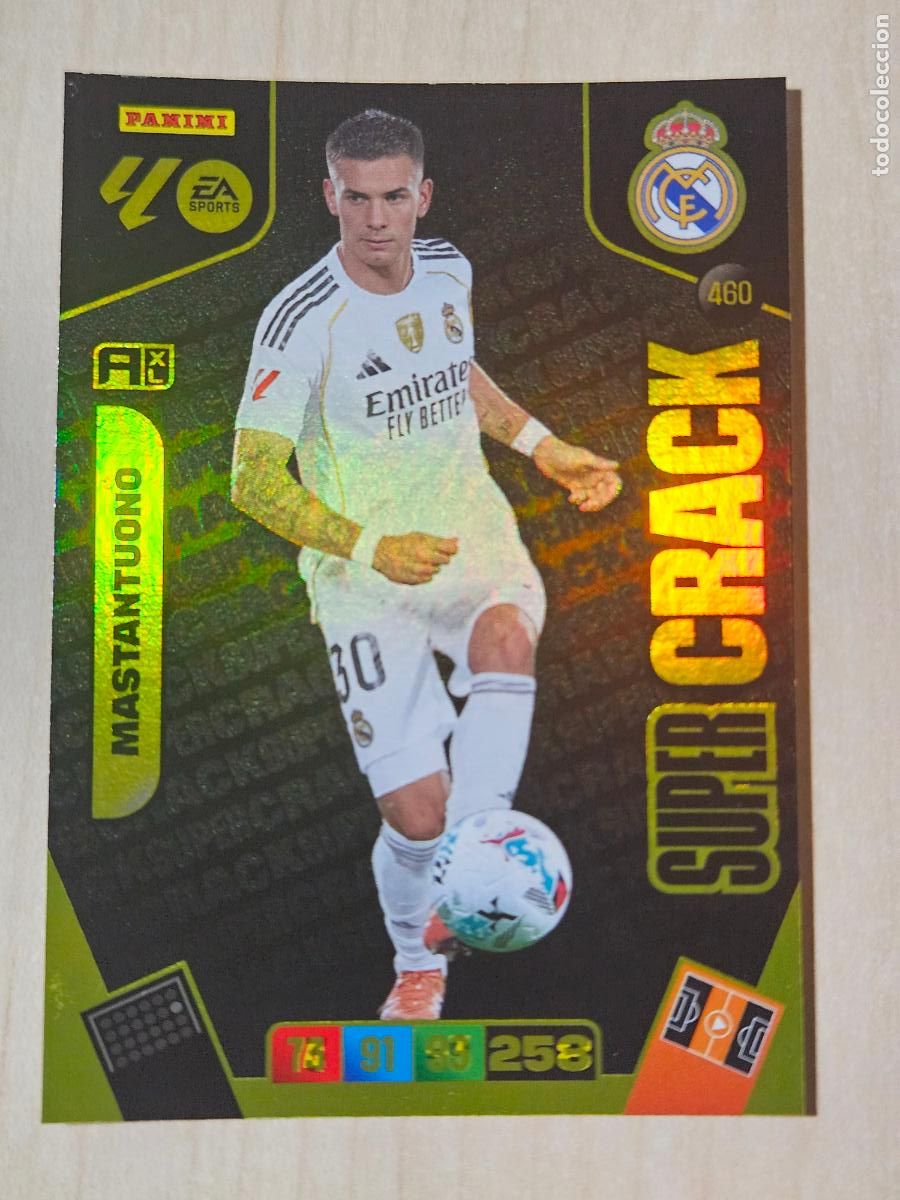 Cromos de Futebol: FICHA N&ordm; 460 MASTANTUONO - ADRENALYN 25 26 - PANINI 2025 - 26 - CROMO - SUPER CRACK