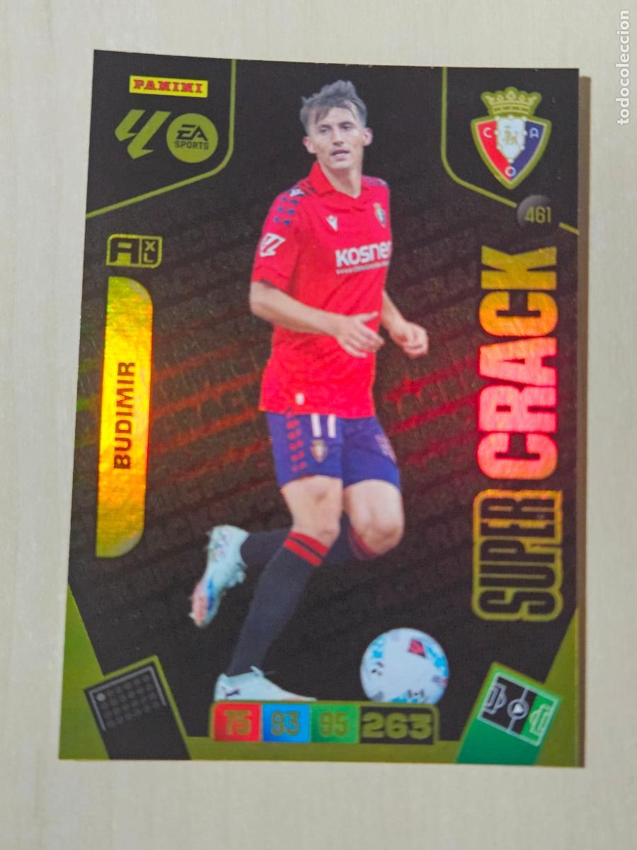 Cromos de Futebol: FICHA N&ordm; 461 BUDIMIR - ADRENALYN 25 26 - PANINI 2025 - 26 - CROMO - SUPER CRACK