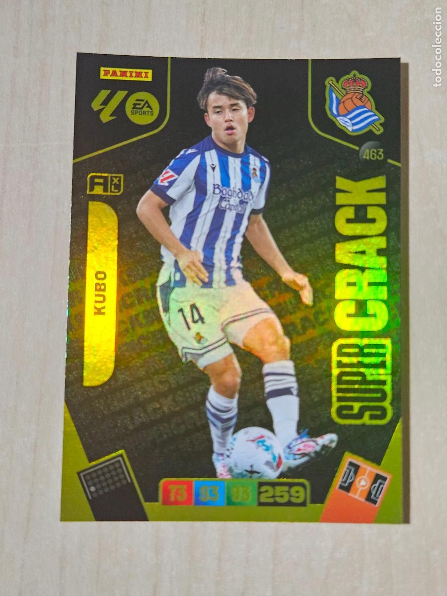 Cromos de Futebol: FICHA N&ordm; 463 KUBO - ADRENALYN 25 26 - PANINI 2025 - 26 - CROMO - SUPER CRACK