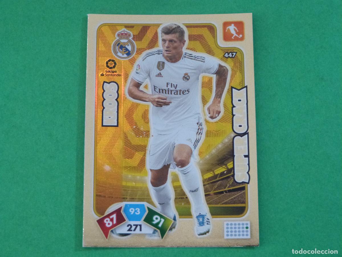 Cromos de Futebol: TRADING CARD FUTBOL KROOS REAL MADRID C.F. N&ordm; 447 LIGA ADRENALYN XL 2019-2020/19-20 PANINI