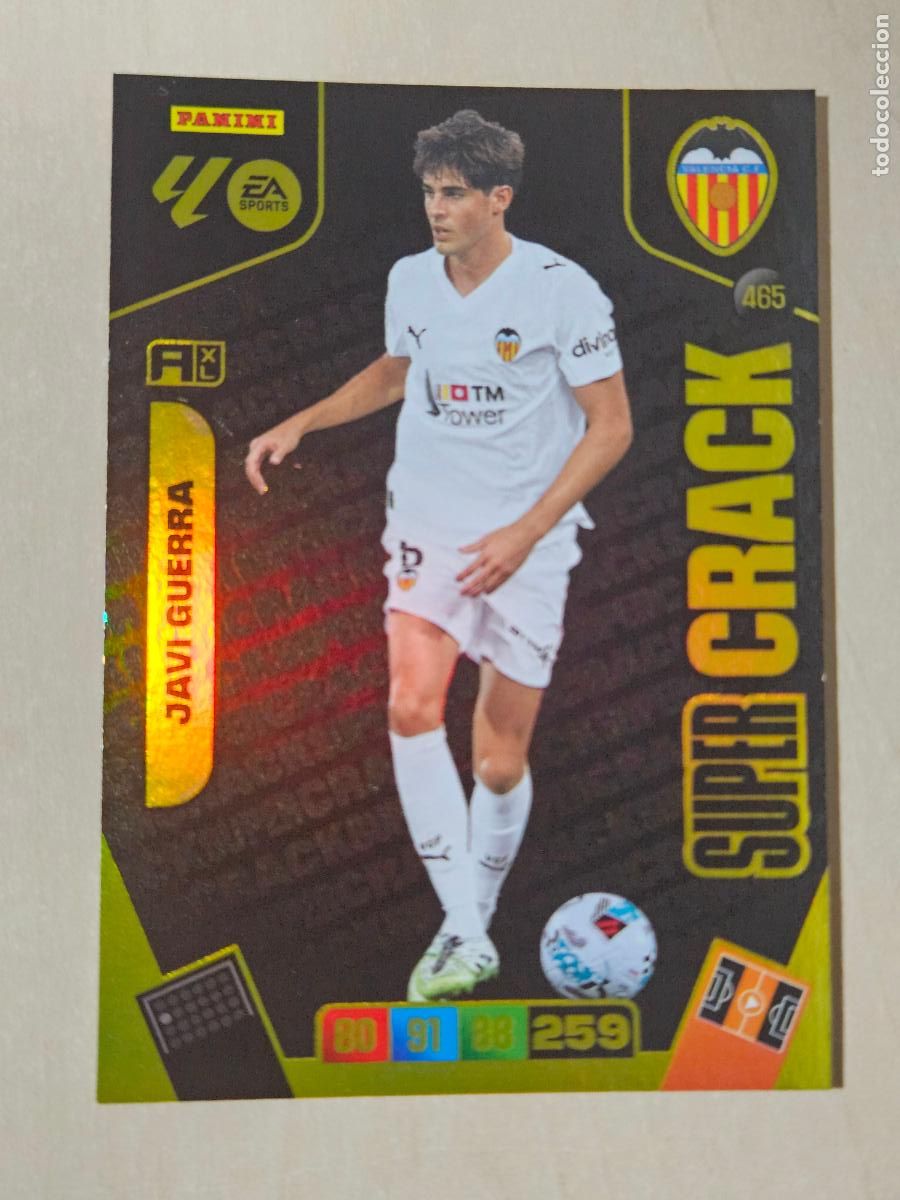 Cromos de Futebol: FICHA N&ordm; 465 JAVI GUERRA - ADRENALYN 25 26 - PANINI 2025 - 26 - CROMO - SUPER CRACK