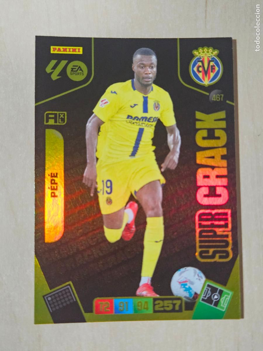 Cromos de Futebol: FICHA N&ordm; 467 PEPE - ADRENALYN 25 26 - PANINI 2025 - 26 - CROMO - SUPER CRACK