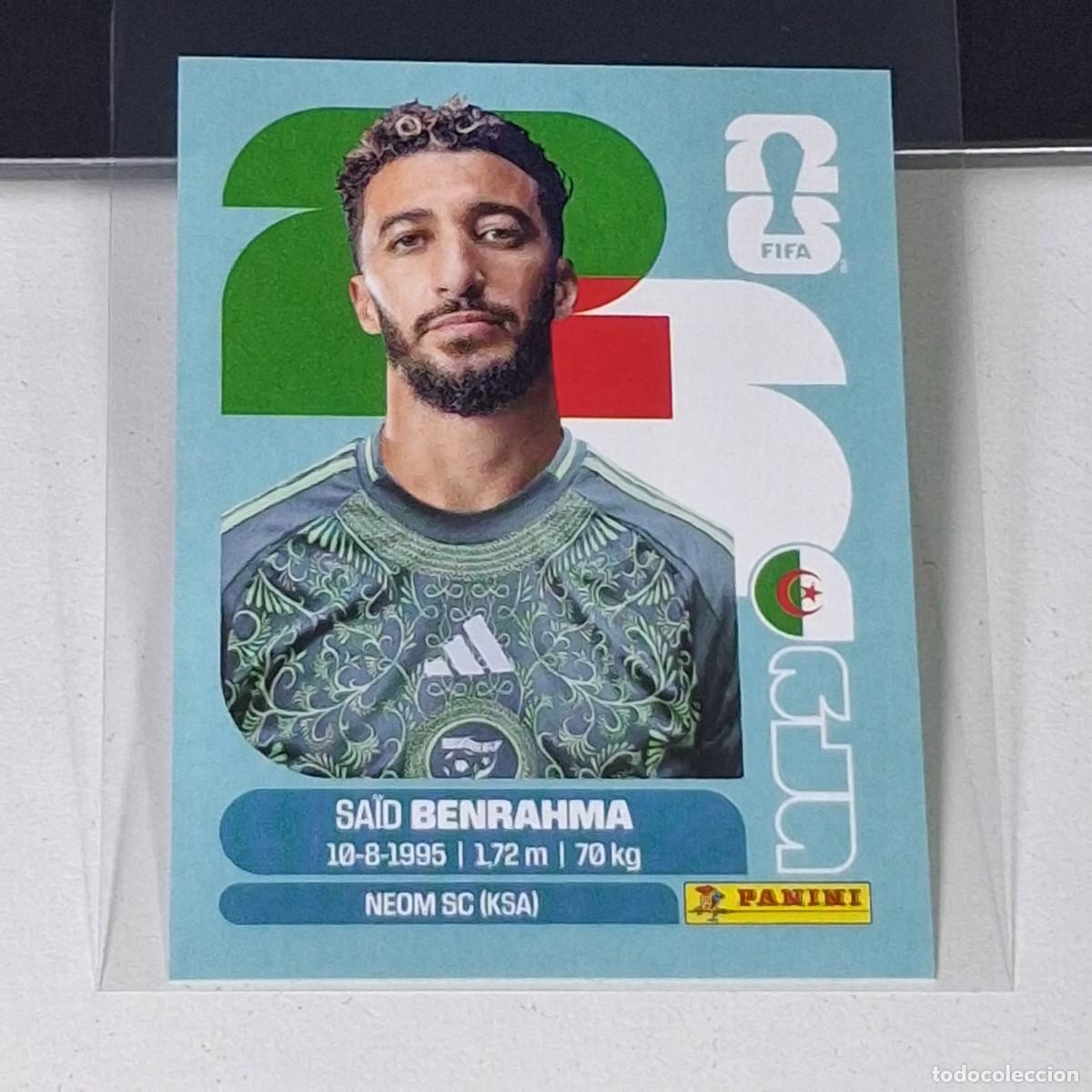 Cromos de Futebol: B18 ALG 16 ALG16 SAID BENRAHMA ARGELIA ALGERIA MUNDIAL FIFA WORLD CUP 2026 STICKER PANINI
