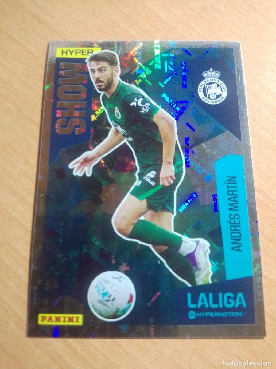 Cromos de Futebol: 421 ANDRES MARTIN HYPER SHOW RACING DE SANTANDER 2&ordf; DIVISION HYPERMOTION 25 26 PANINI 2025 2026
