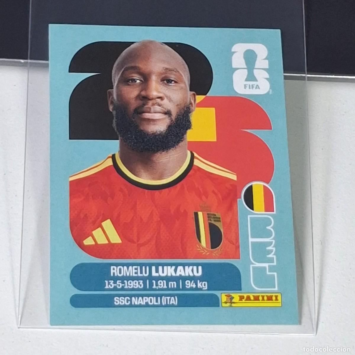 Fu&szlig;ball-Sticker: B18 BEL20 ROMELU LUKAKU 20 B&Eacute;LGICA BELGIUM BEL MUNDIAL FIFA WORLD CUP 2026 STICKER PANINI