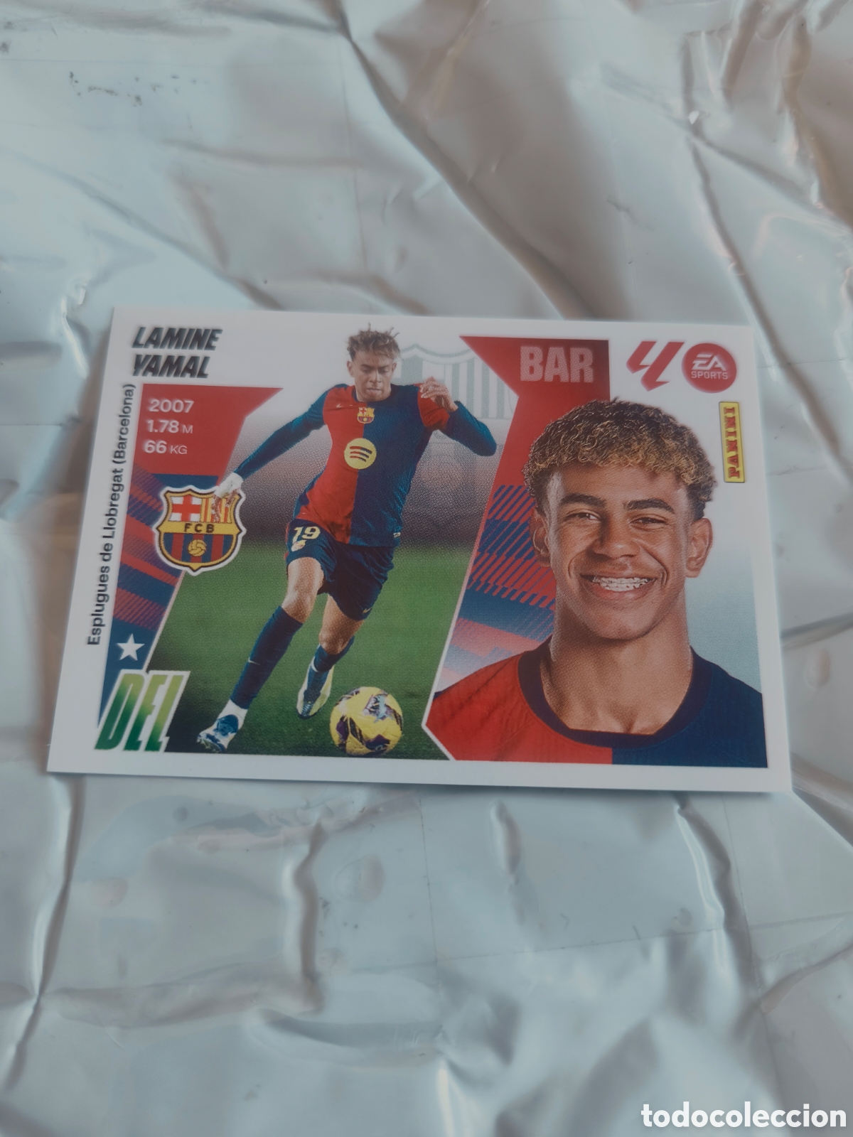 Cromos de Futebol: Cromo Lamine Yamal - Colecci&oacute;n Oficial LaLiga 2024/25 Panini - FC Barcelona
