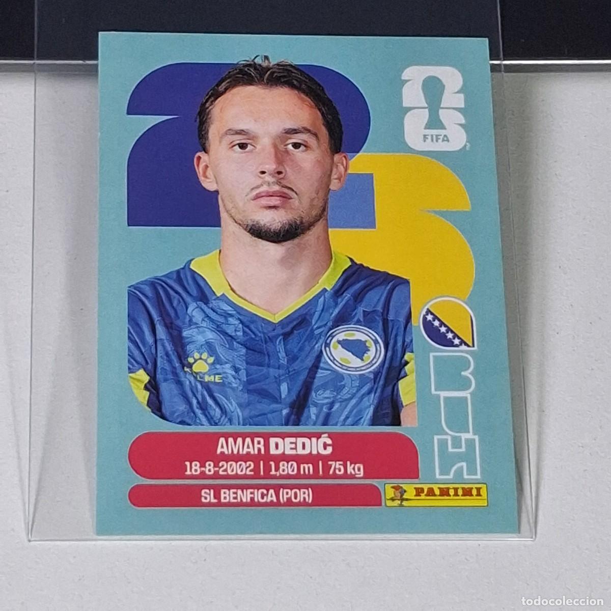 Fu&szlig;ball-Sticker: B18 BIH3 BIH 3 AMAR DEDIC BOSNIA HERZEGOVINA MUNDIAL FIFA WORLD CUP 2026 STICKER PANINI