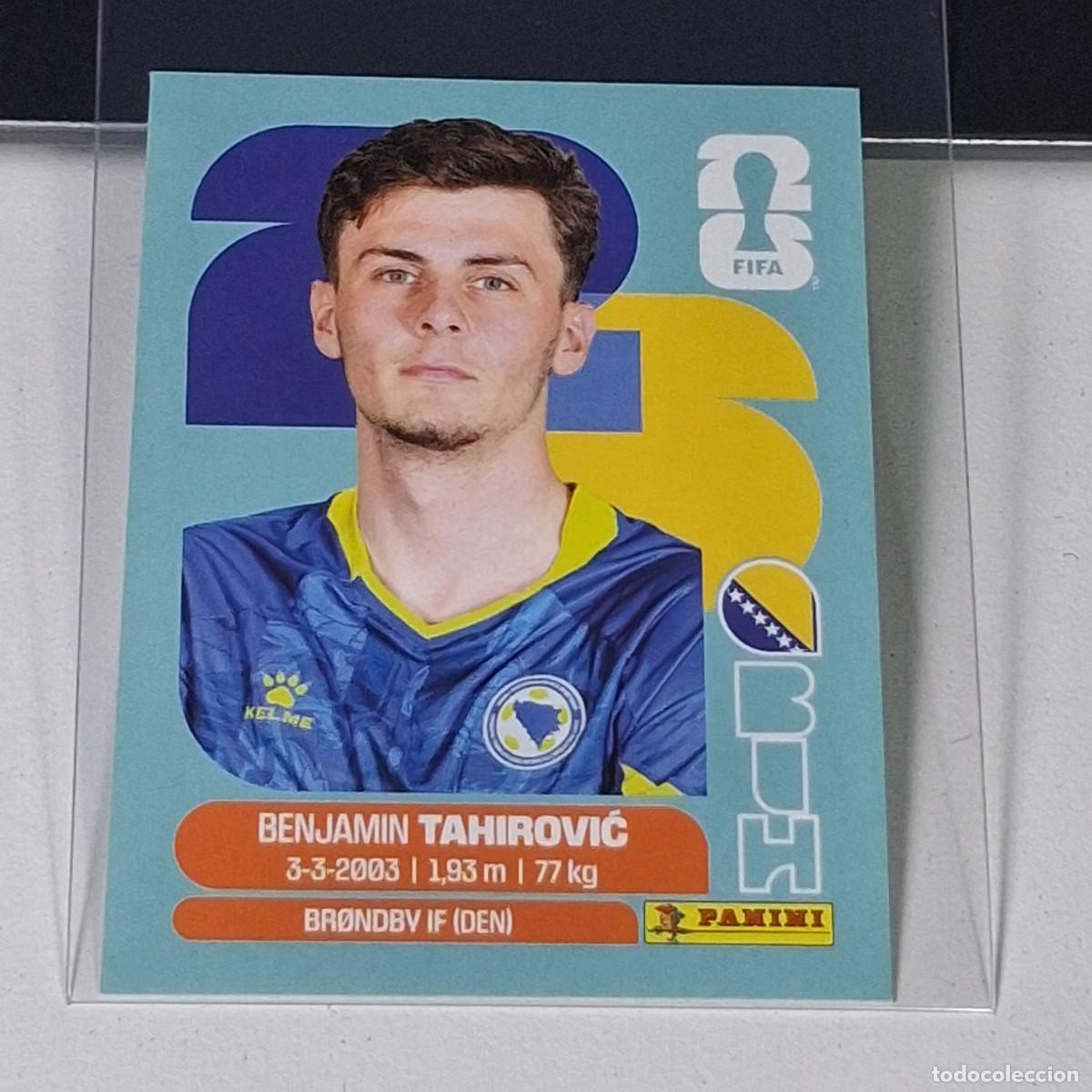 Cromos de F&uacute;tbol: B18 BIH9 BENJAMIN TAHIROVIĆ 9 BOSNIA HERZEGOVINA BIH MUNDIAL FIFA WORLD CUP 2026 STICKER PANINI