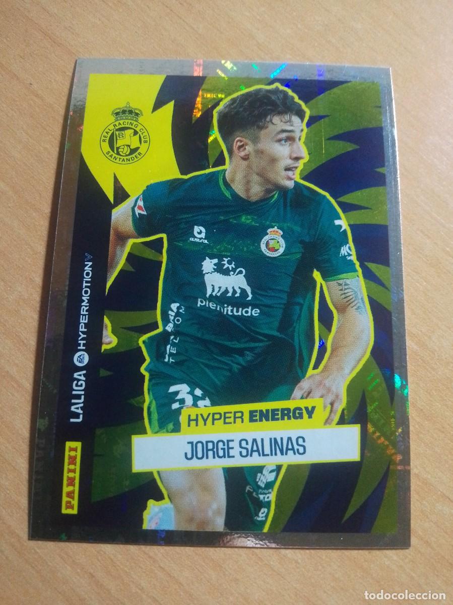 Cartes &agrave; collectionner de Football: 470 JORGE SALINAS HYPER ENERGY RACING DE SANTANDER 2&ordf; DIVISION HYPERMOTION 25 26 PANINI 2025 2026
