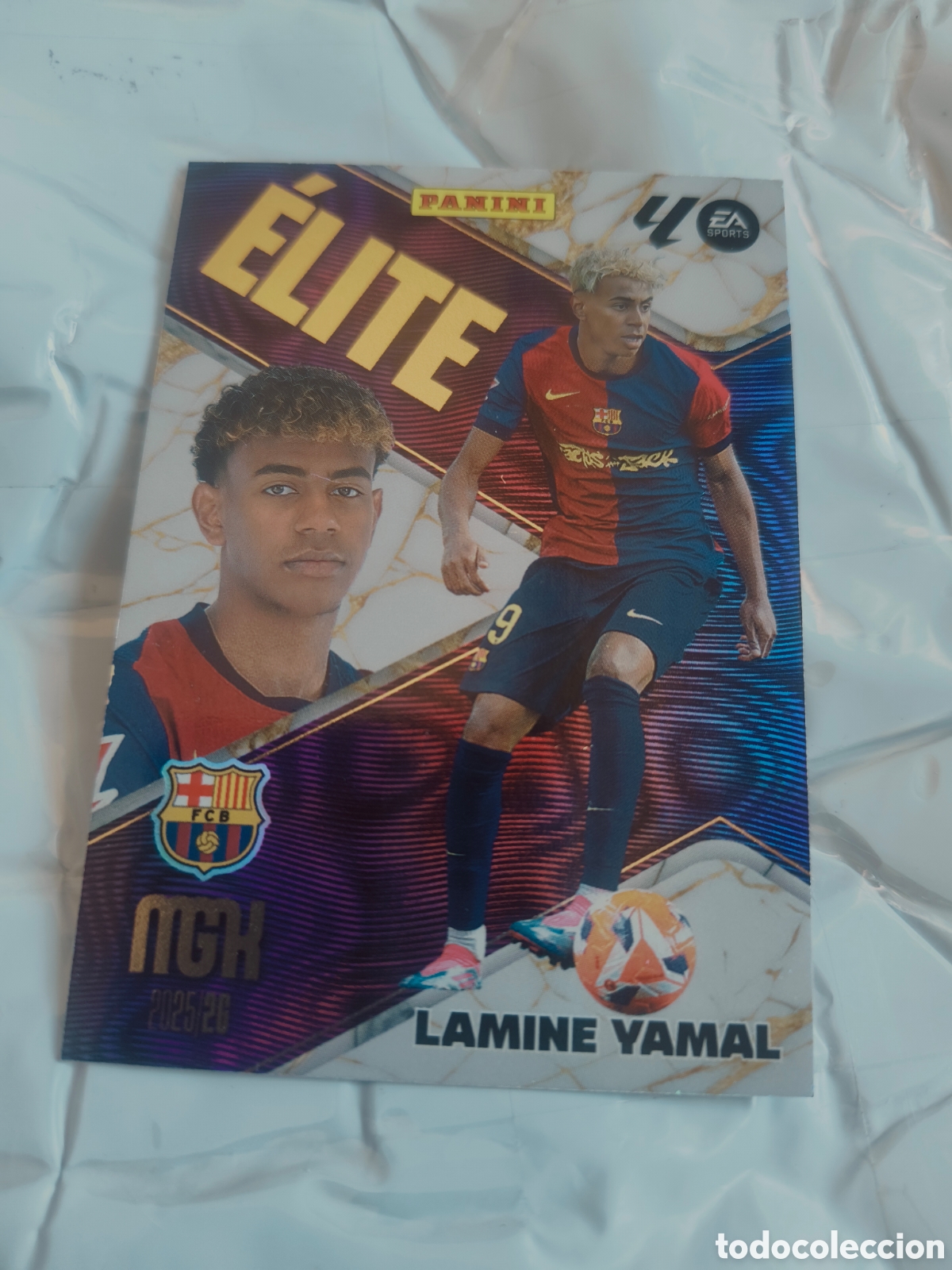 Cromos de Futebol: Carta Lamine Yamal - &Eacute;LITE - Mgk 2025/26 Panini - FC Barcelona