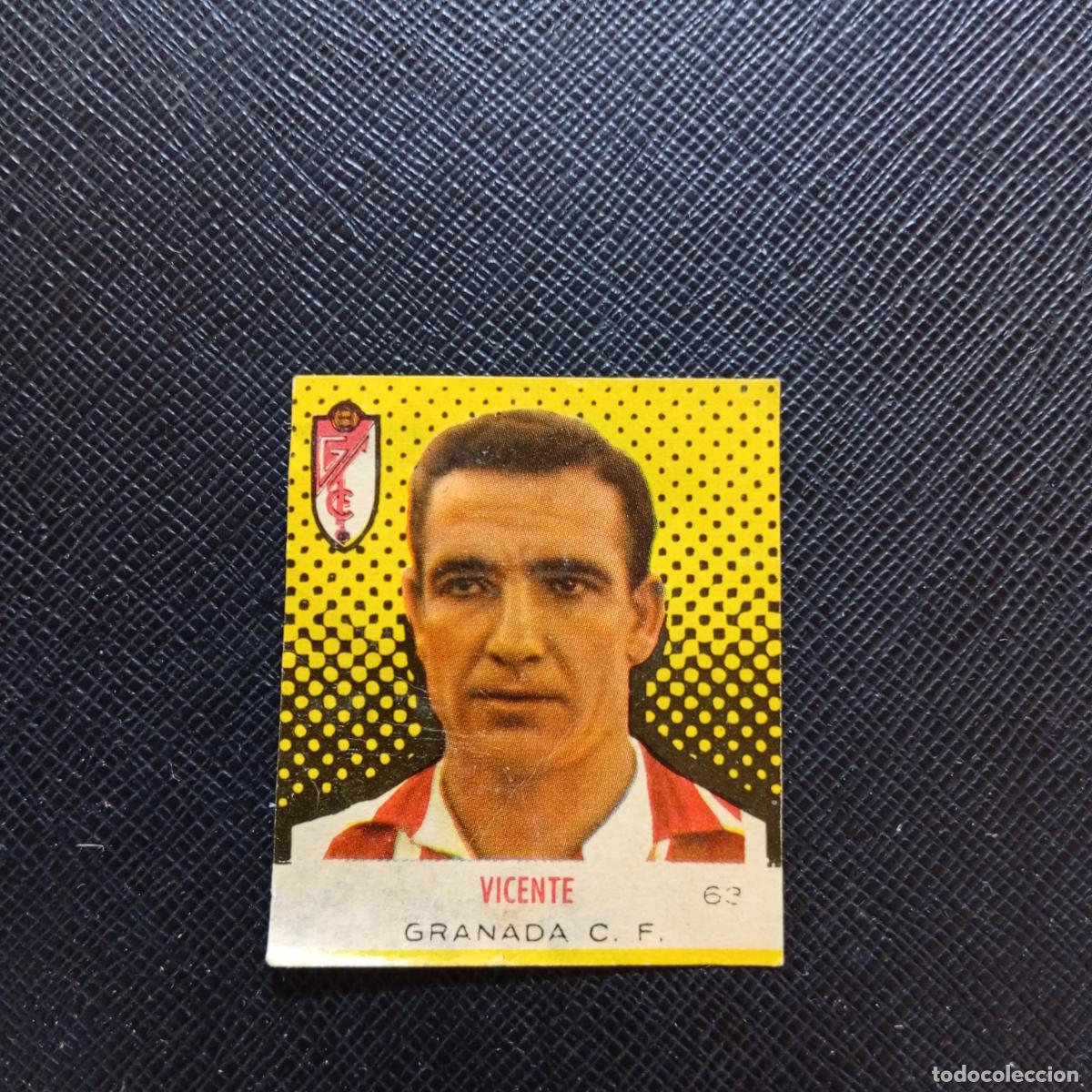 Fu&szlig;ball-Sticker: 63 VICENTE GRANADA BRUGUERA CAMPEONES 1957 1958 CROMO FUTBOL 57 58 - DESPEGADO - A45 PG36