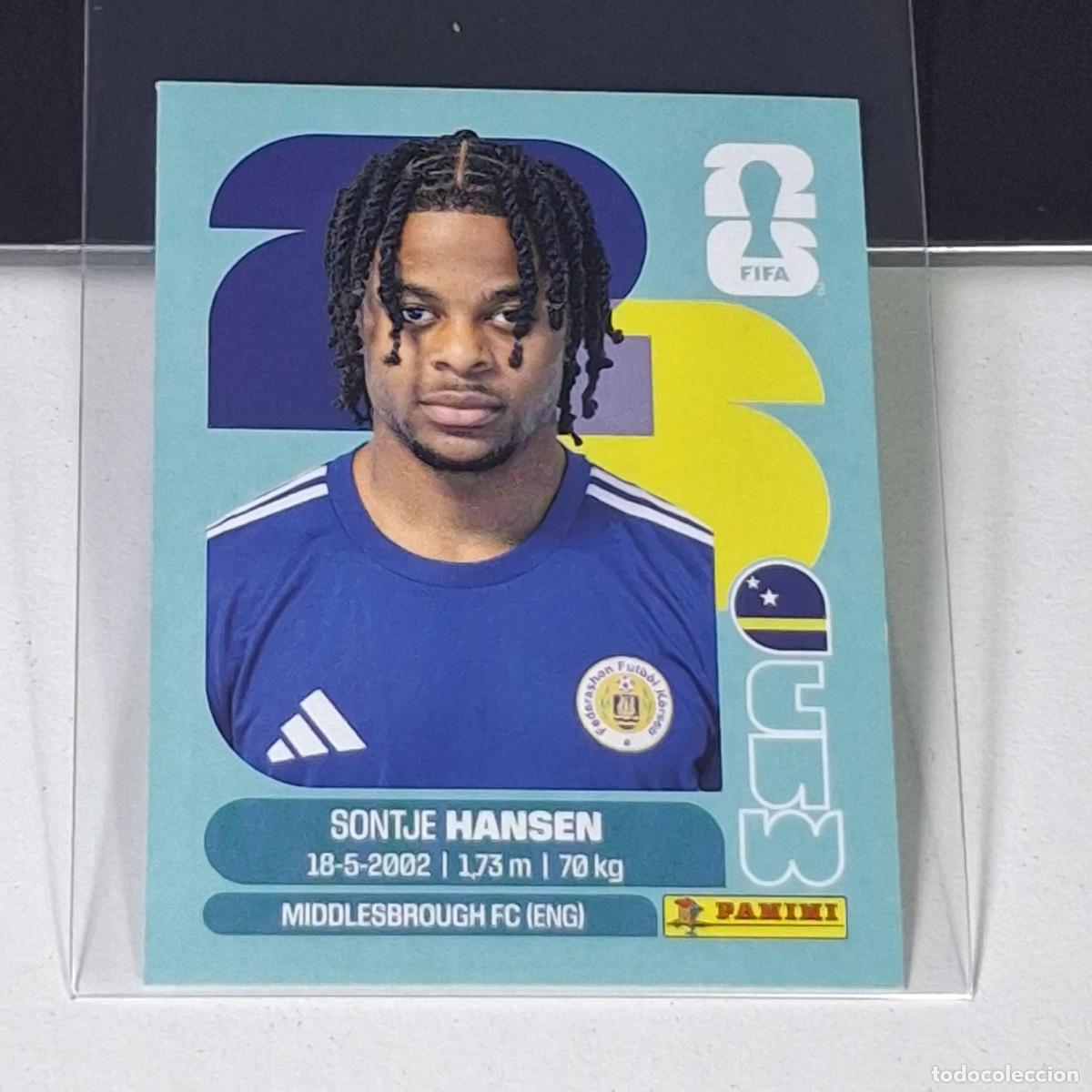 Fu&szlig;ball-Sticker: B18 SONTJE HANSEN CUW20 20 CUW CURAZAO CURA&Ccedil;AO CUW MUNDIAL FIFA WORLD CUP 2026 STICKER PANINI